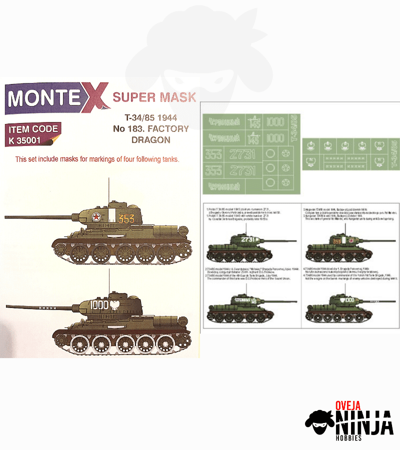 Montex super mask T-34