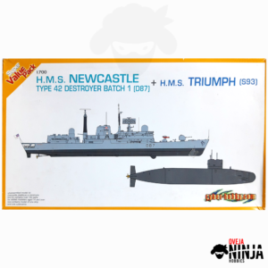 HMS Newcastle y HMS Triumph - Cyber-Hobby