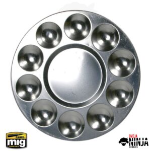 Paleta de aluminio 10 pocillos - Ammo Mig Jimenez