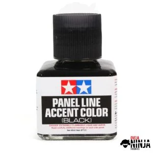Panel Line Accent Color Black - Tamiya