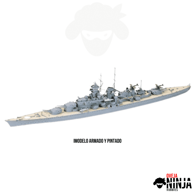 German Battlecruiser Gneisenau - Tamiya (2)