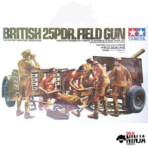 British 25Pdr Field Gun - Tamiya