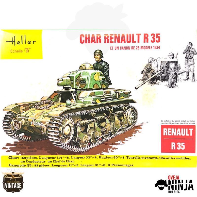 Char Renault R 35 - Heller