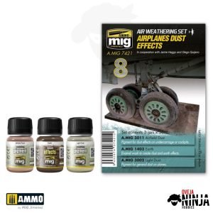 Airplanes Dust Effects Air Weathering Set - Ammo Mig Jimenez