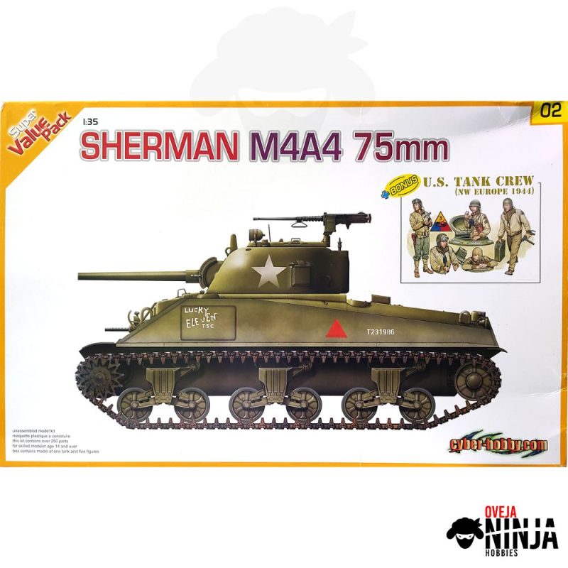 Sherman M4A4 75mm - Cyber-Hobby.com