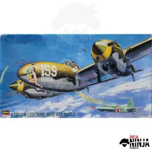 P-38 F G H Lightning Nose Part 1 - Hasegawa