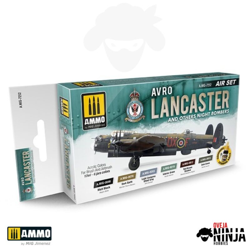 Colores AVRO Lancaster y Otros Bombarderos Nocturnos - Ammo Mig Jimenez