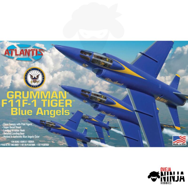 Grumman F-11 F-1 Tiger Blue Angels - Atlantis