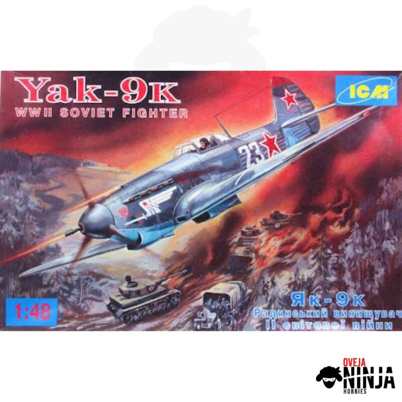 Yak-9k WWII Soviet Fighter - ICM